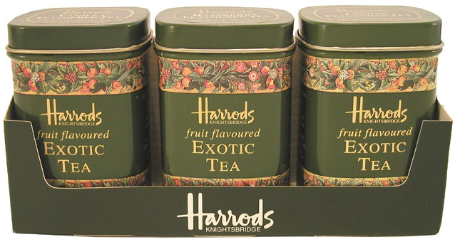 Harrods Vintage Harrods Heritage Tea Caddy And Tea Bags NEVER USED Freepost 
